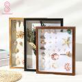 Smooth Edges Picture Frame Handmade 3d Shadow Box Display Case with Dried Flowers Large Photo Frame Diy Fine Workmanship Frame. 