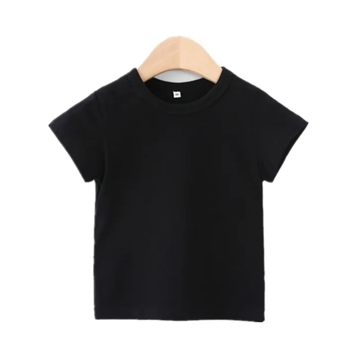Solid%20Color%20Children%20T-shirt%20for%20Boys%20Girls%20Cotton%20Summer%20Kids%20Tops%20Tees%20Baby%20Kids%20Tshirts%20Blouse%20Clothes%20for%202-12%20Years%20Child%20-%20Image%202