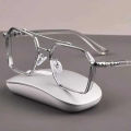 Full White New Trendy Square Shape Sunglass for Man. 