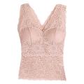 Fashion Camisole Top Thin Women Bralette No Steel Hoop Push Up Crochet Lace Bra Camisole. 