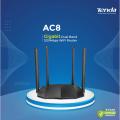 Tenda AC8 AC1200 Dual-Band 4 Antenna Gigabit Smart Wi-Fi Router. 