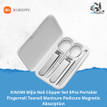 XIAOMI Mijia Nail Clipper Set 5Pcs Portable Fingernail Toenail Manicure Pedicure Magnetic Absorption. 