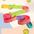 Funny Baby Toys Small Ball Track Slide Toys Boys Girls Ball Bath Toy Baby Bathtub Roller Coaster For Kids Fun Play. 