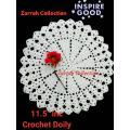 Unique Design, Crochet Doily Plate mat Round 11"+Inc and more Attractive Useful.