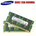 【YIYANGMAOYI111】SAMSUNG DDR2 2GB PC2 5300S 6400S DDR2 2G 1G 667 Mhz Laptop Memory Notebook SODIMM RAM. 