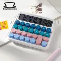Mechanical Keyboard Calculator Retro Design Mechanical Switch Calculator Fast Accurate Typing Large Buttons Lcd Display Ideal Office Supply for Southeast Asian Buyers Clear Sound Calculator. 