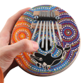 7 Key Tuneable Coconut Shell Mbira Portable Kalimba Adjustable Finger Thumb Piano Musical Instrument Easy to Use. 