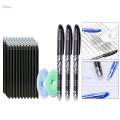 3 Pieces Erasable Pens Extra Fine Point 0.5mm for Office Supplies.