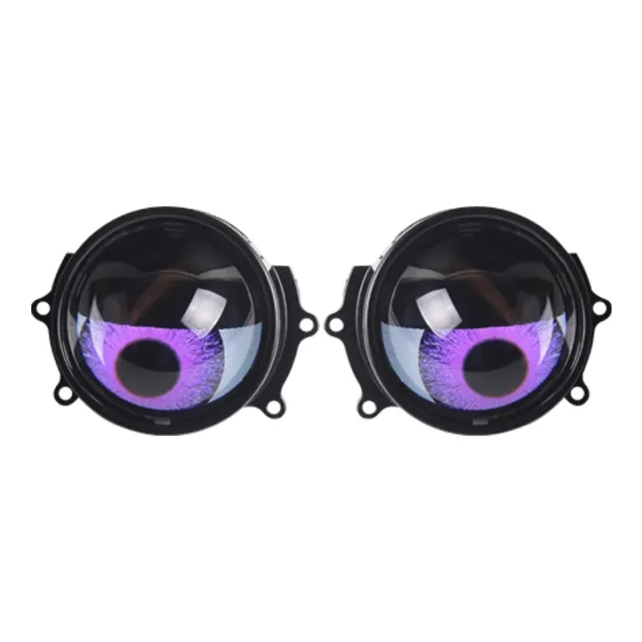 2pcs%203%20Inch%20Car%20LED%20Devil%20Eyes%20Demon%20Evil%20Eye%20Lenses%2012V%20For%20Car%20WIFI%20Control%20Eyes%20Retrofit%20Kits%20Fitting%20Auto%20Light%20Accessories%20-%20Image%204