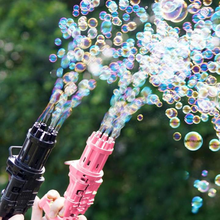 Bubble Gun Toys Summer Automatic Soap Water Bubble For Baby