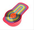 6 Pieces Measuring Spoons And Cups Plastic , Measuring Spoon Scoop with Scale for Cooking Measuring, Pack of 6 set. 