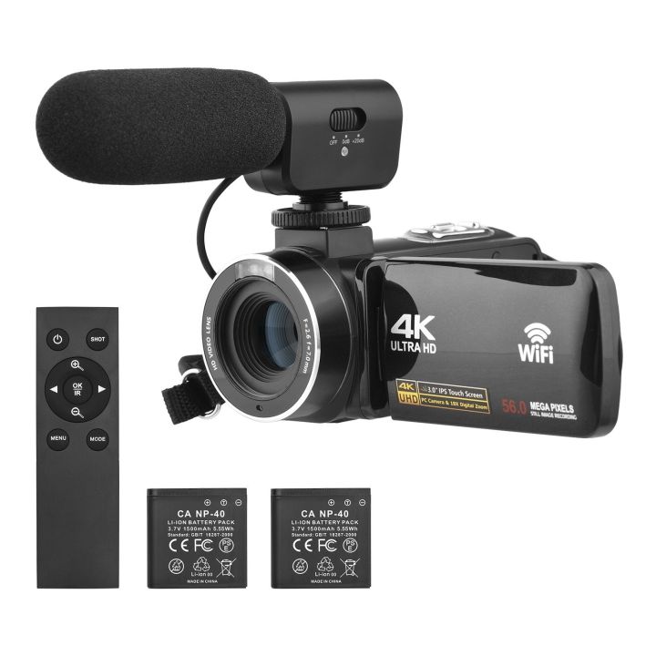 4K camera (3inch IPS, 18x zoom)