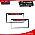 TOYOTA-Car Number Plate Frame, Car License plate- (2PC/SET). 