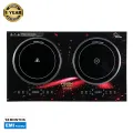 VISION Dual Burner Infrared & Induction Cooker VSN-DB-001 (751187) | 2200W | 1 Year Warranty | Free Delivery. 
