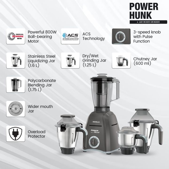 Havells%20Power%20Hunk%20800%20Watt%20Heavy%20Duty%20Powerful%20Mixer%20Grinder%20-%20Image%202