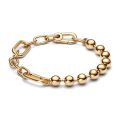 Silver Plated Brass Bracelet Me Pearl Chain Link Bracelets for Women Fine Gift Jewelry fit for Charms 2022 New Me Collection.