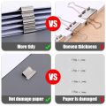 Metal Clip Push Staple Remover Paper Fixing Organizing Stapler Reusable Push Clamp Not Damage Binding File Office Stationary. 