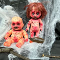 Halloween Doll Sky Halloween Zombie Baby Doll Perfect Haunted House Decoration Toy for A Creepy Halloween istic Fake Blood Doll.