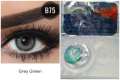 Bella Gray Green Diamond Color Contact Lens with kit box. Bella Diamond Series. #g.r.a.y.green.