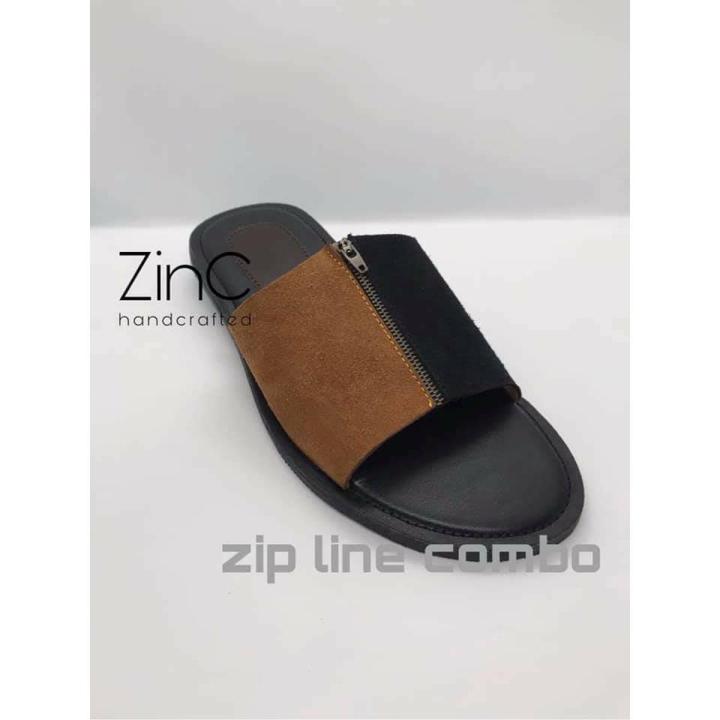 Zip Line Combo Mixed Color Fashion Slippers: ZinC