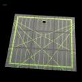 3x1 Piece Plastic Quilting Template Patchwork Tailor Sewing Ruler Square.