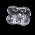 2Pcs BreastFeeding Silicone Nipplle Shield Transparent. 