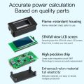 PZEM-015 DC 0-200V 50A 100A 9 in 1 DC LCD Display Digital Multimeter Battery Monitor Power Energy Impedance Voltmeter Wattmeter. 
