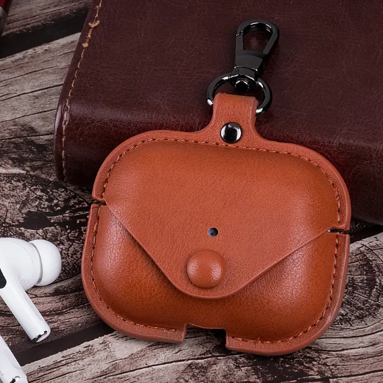 AirPods Pro 2 Magnet Leather PU Case with Hook For apple