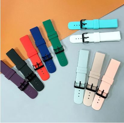 20mm Soft Silicone Replacement Watch Strap