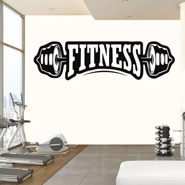 Wall%20Stickers%20Fitness%20Art%20For%20Gym%20Home%20-%20Black%20-%20Removable%20Sticker%20-%20Image%204