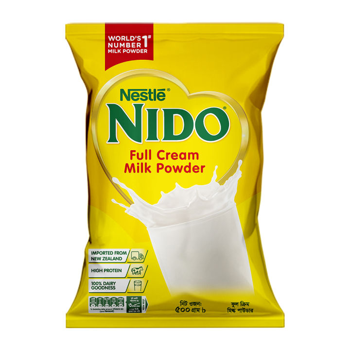 NESTLE NIDO Full Cream Milk Powder Pouch 500gm