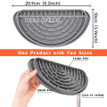2 Refrigerator Drip Catcher Tray Mini Fridge Water Dispenser Drip Tray Gray Fridge Spills Water Pad.