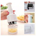 Hand press food chopper manual onion chopper. 