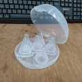 Baby Silicone Nipple Soft Silicone -6pcs With Box.