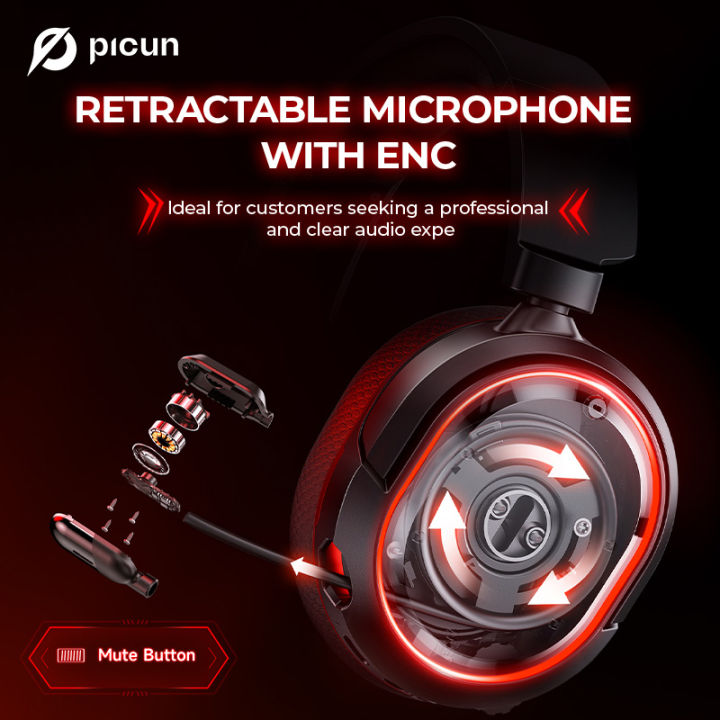 Picun%20G2%202.4G%20Wireless%20Gaming%20Headset%20Bluetooth%20Headphones%205ms%20Low%20Latency%207.1%20Surround%20ENC%20Mic%20For%20PC%20PS4%20PS5%20Phone%20Switch%20-%20Image%204