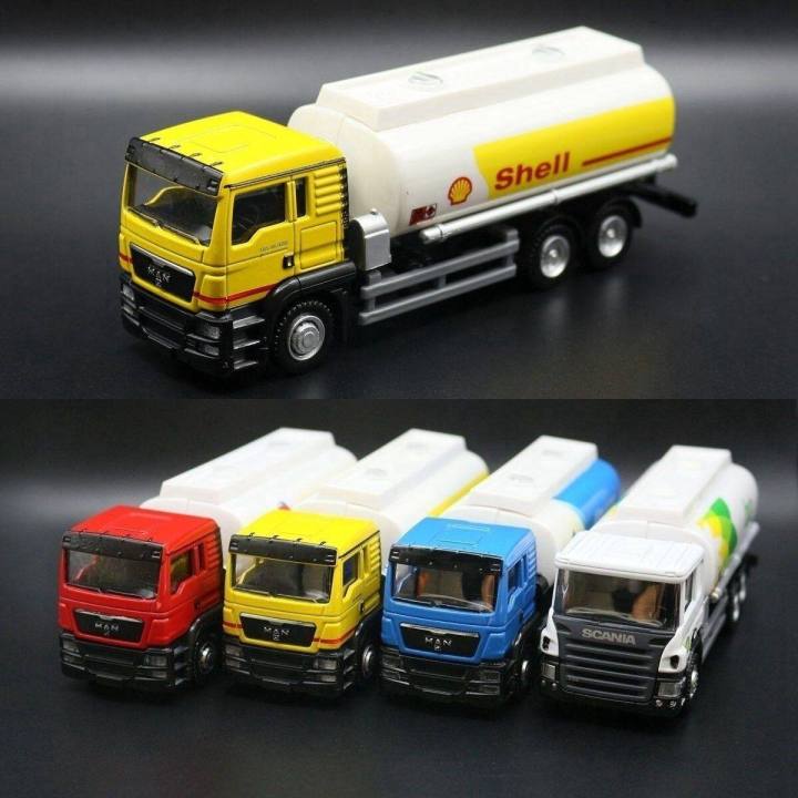 RMZ City 1:64 Oil Tanker Car Trailer Die-Cast Vehicles Alloy Model Car Toys For Gift Collection