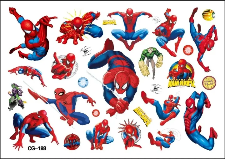 1Pcs%20Avengers%20Spiderman%20Tattoo%20Stickers%20Spider%20Man%20Cartoon%20Tattoo%20Sticker%20Kids%20Birthday%20Party%20Toys%20Gifts%20Cute%20Tattoo%20Stickers%20-%20Image%204