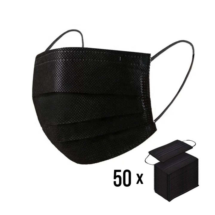 50%20PCS%20Non-oven%20Surgical%20Face%20Mask%20Pack%20Blue%20And%20Black%20-%20Image%204