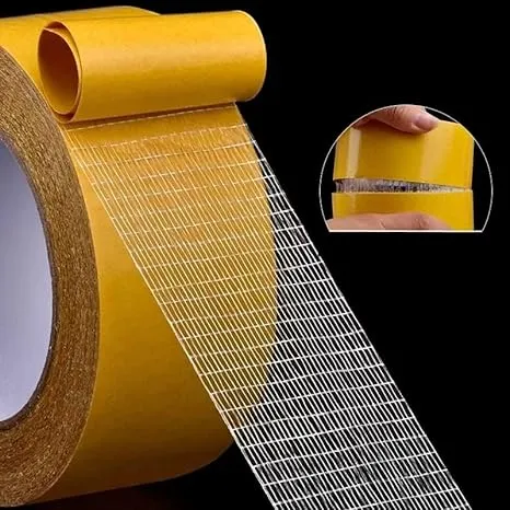 Cloth%20Double%20Sided%20Tape%20Adhesive%20Mesh%20Double%20Sided%20Cloth%20Tape%20Yellow%20High%20Viscosity%201%20Roll%20-%20Image%207