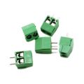 5Pcs- 2Pin GREEN Color KF301-2P 2 Pin Leads PCB Mount Straight Screws Terminal Block Connector 5.08mm Pitch Socket For Cables Connectors - 270317577.