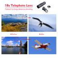 【Hengli jewelry story】(NEW)Telefon Camera Lens Universal Telescope Zoom Mobile Phone Lens for iPhone Smartphones APL-18XT.