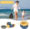 Portable Potty for Toddlers Travel, FOVERN1 Foldable Travel Toddler Toilet Seat, Portable Potty Training Chair with Travel Bag and Cleaning Bags, Potty Training Toilet for Outdoor and Indoor. 