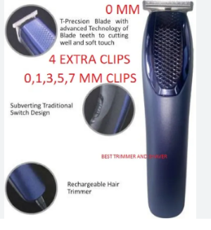 HTC%20AT-1210%20Rechargeable%204%20Clipper%20Hair%20Trimmer%20For%20Men%20-%20Image%204