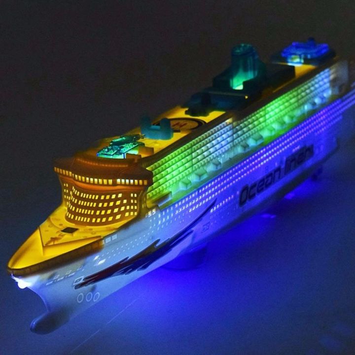 Ocean%20Liner%20Cruise%20S%20Electric%20Boat%20Toy%20Marine%20Toys%20Flashing%20LED%20Lights%20Sounds%20Kids%20Child%20X%20Gift%20Changes%20Directions%20-%20Image%203