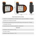 New LCD Display Water Timer Home Garden Irrigation Rainfall Timer.