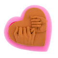 Love Shape Silicone Mold – DIY Soap, Candle, Plaster, Resin & Chocolate Craft Tool for Valentine's Day Gifts.