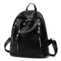 Women Backpack Fashion Casual PU Leather Ladies Teenager Girl School Bag Leather for Travelling Fash.