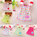 Baby Dress Summer Cotton Children Clothes Kids Clothing Princess Dress 0-1Y Baby Dress Girl 1-2Y Top Embroidered Princess Dress.