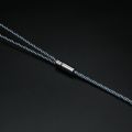 XINHS 24 4-core silver foil wire+silver plated, angkop para sa TRN BA5 KZ ZSX/ZAS/ZS10 CCA PLA13, 4-core silver foil wire+silver plated high fidelity upgraded cable 3.5mm plug. 