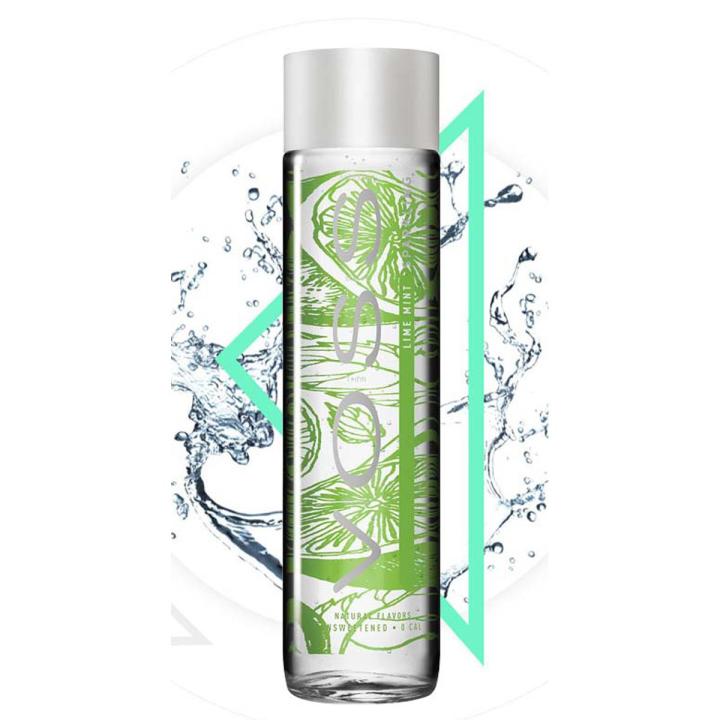 VOSS Lime Mint Flavoured Sparkling Water Bottle 375ml